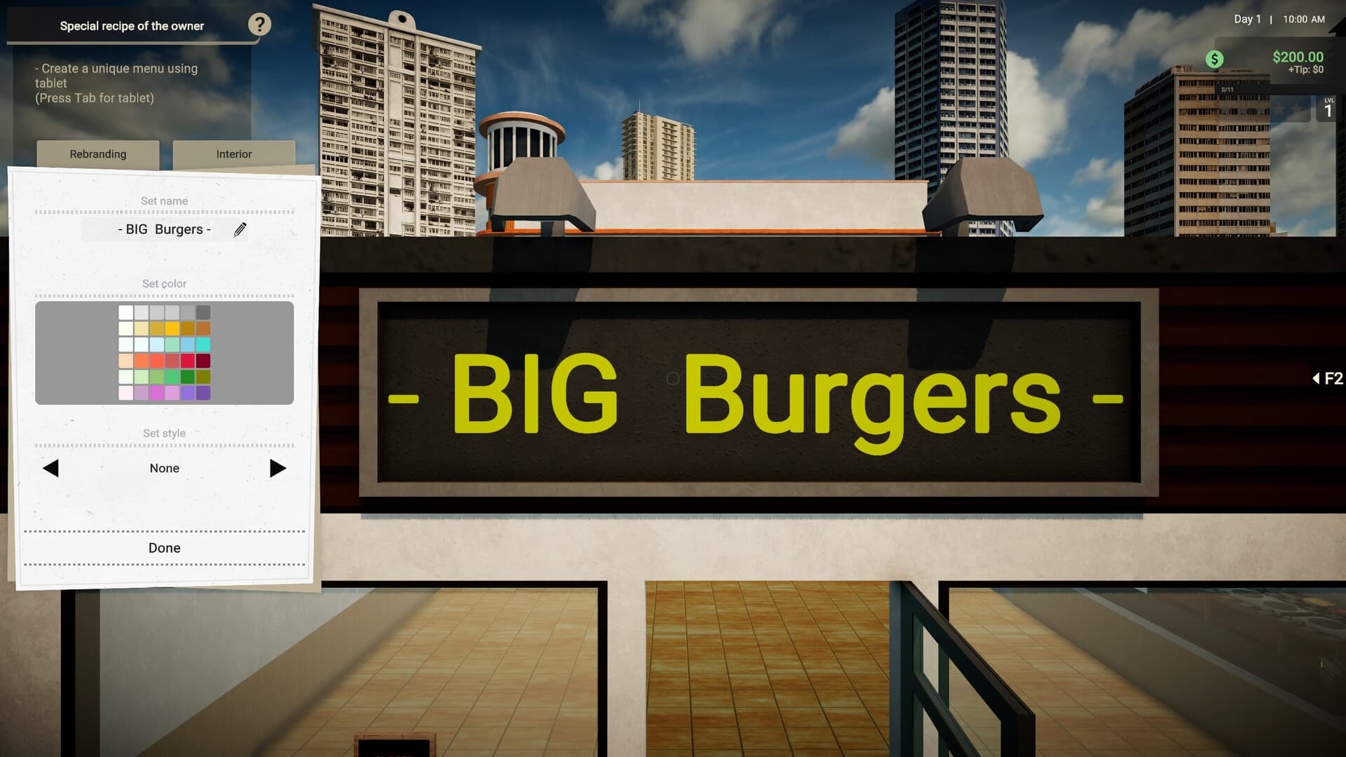 Restaurant Owner: A Restaurant Simulator PC Steam Account - 8