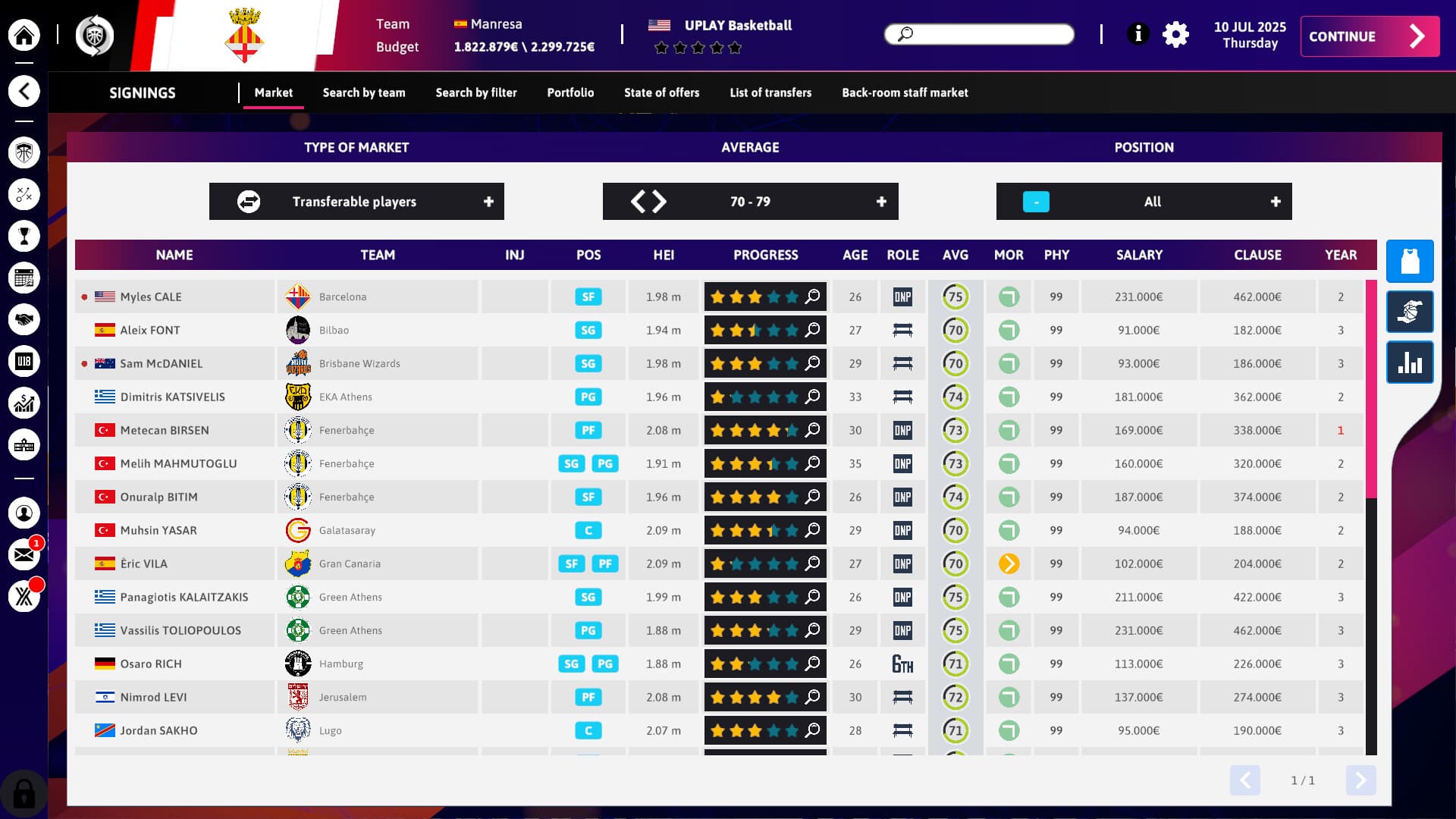 International Basketball Manager 26 PC Steam Account - 8