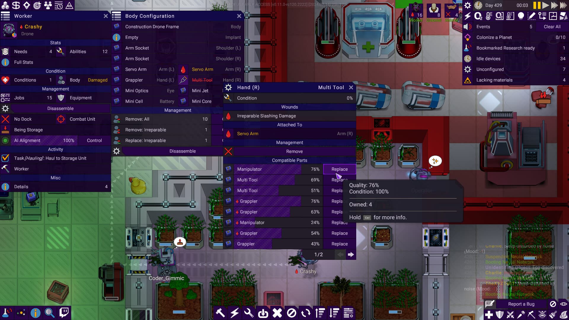 Stardeus PC Steam Account - 4
