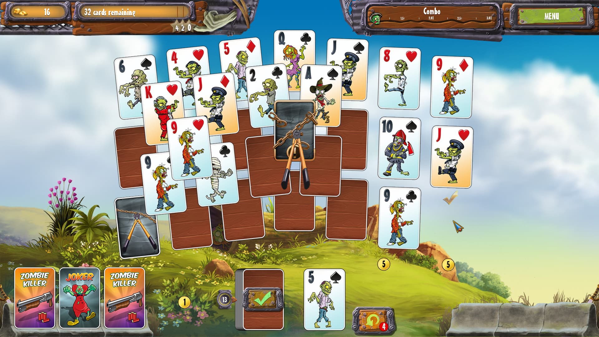 Zombie Solitaire 2 Chapter 2 Steam CD Key - 2