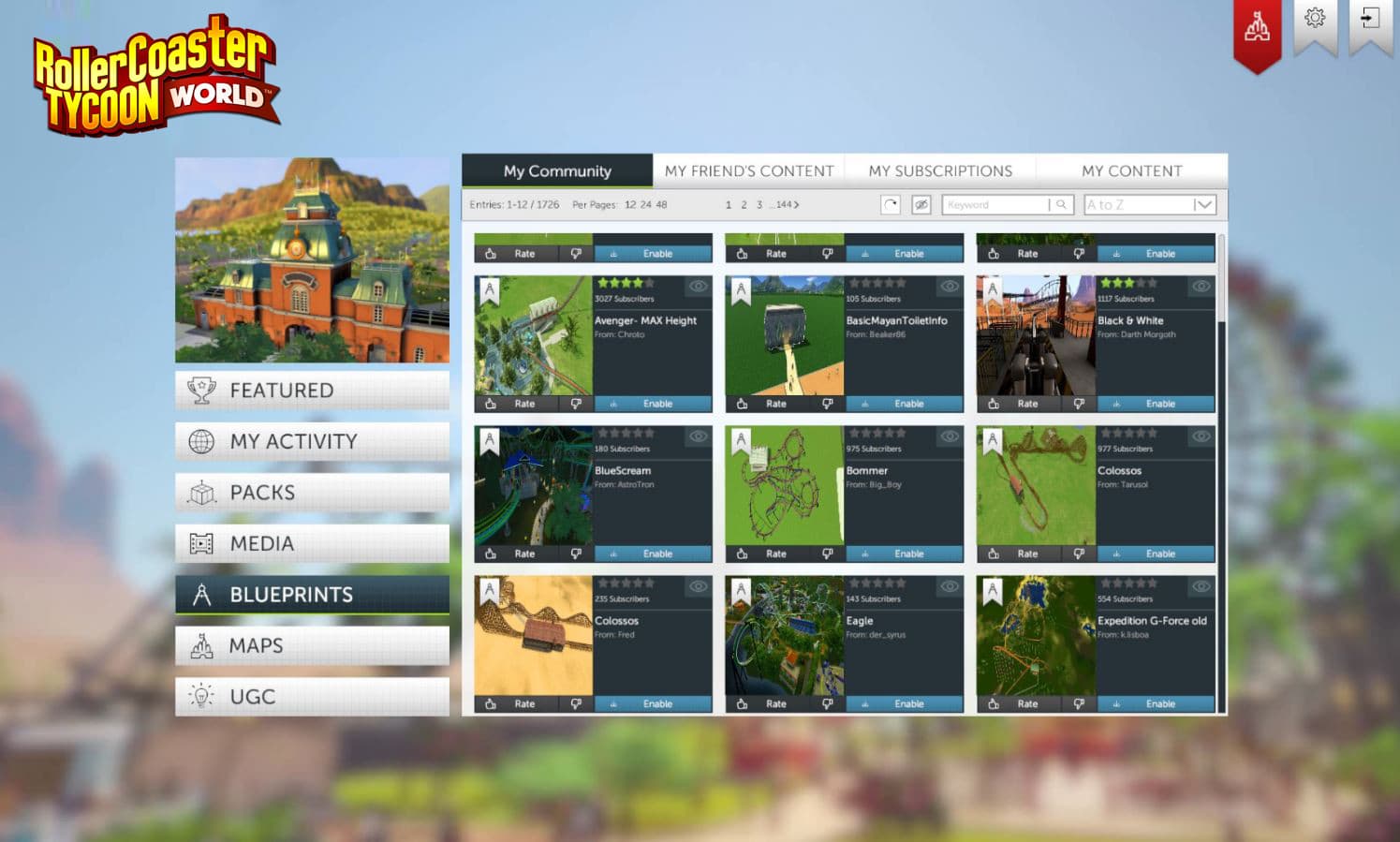 RollerCoaster Tycoon World PC Steam CD Key - 7