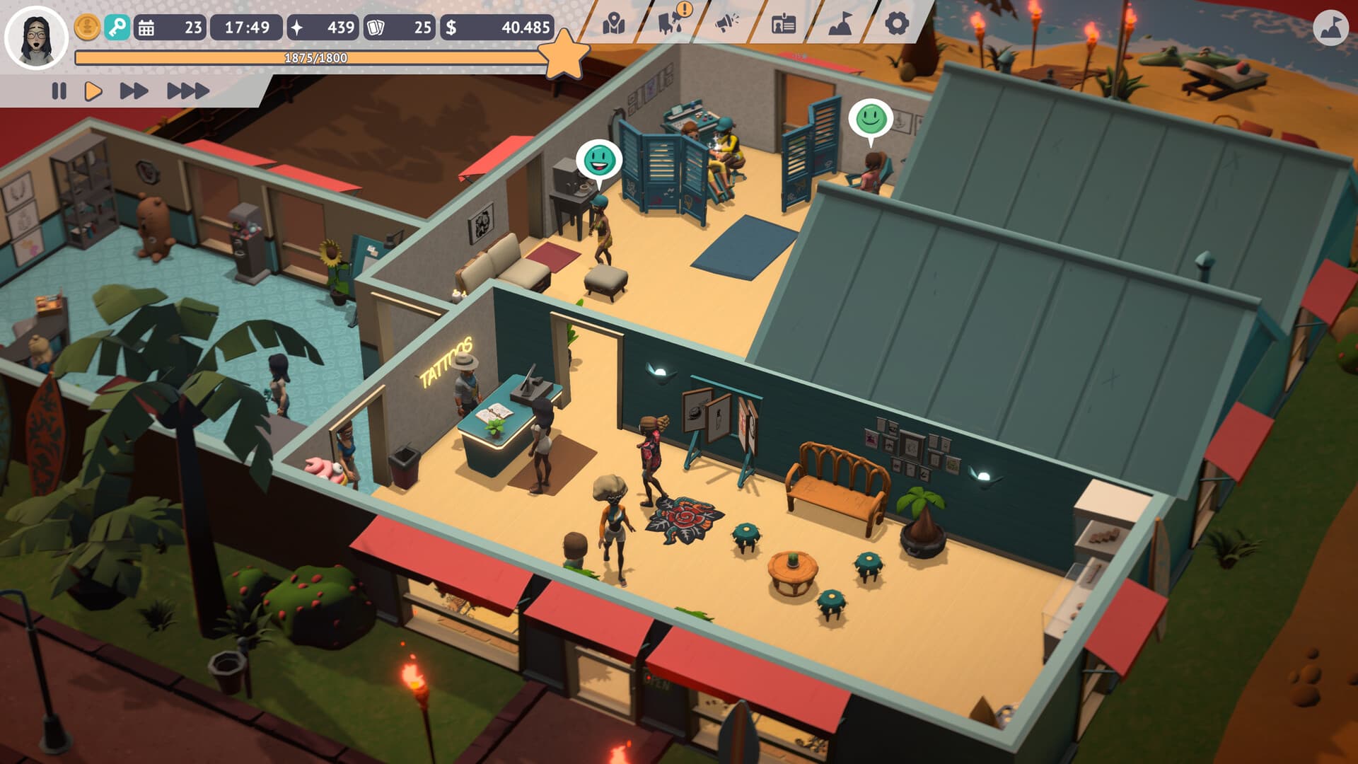 Tattoo Tycoon PC Steam Account - 2