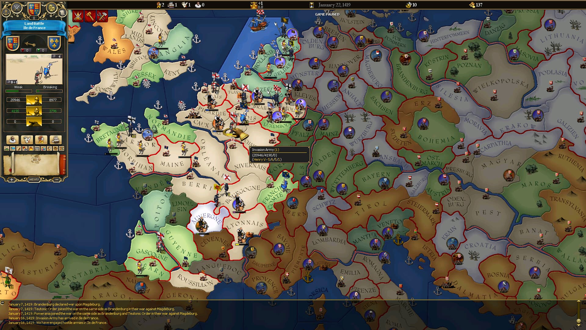 For The Glory: A Europa Universalis Game PC Steam CD Key - 2