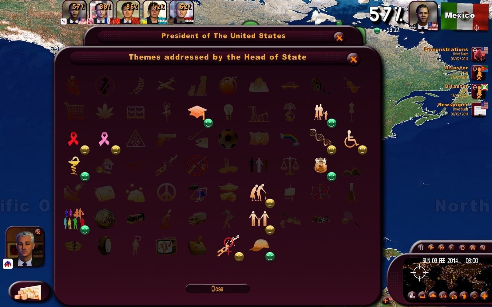 Masters of the World - Geopolitical Simulator 3: 2014 Edition Add-on DLC Steam CD Key - 3