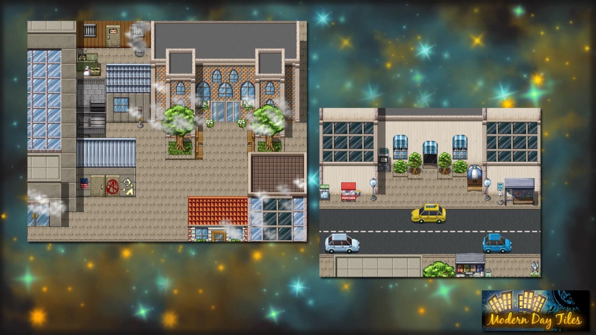 RPG Maker: Modern Day Tiles Resource Pack Steam CD Key - 3