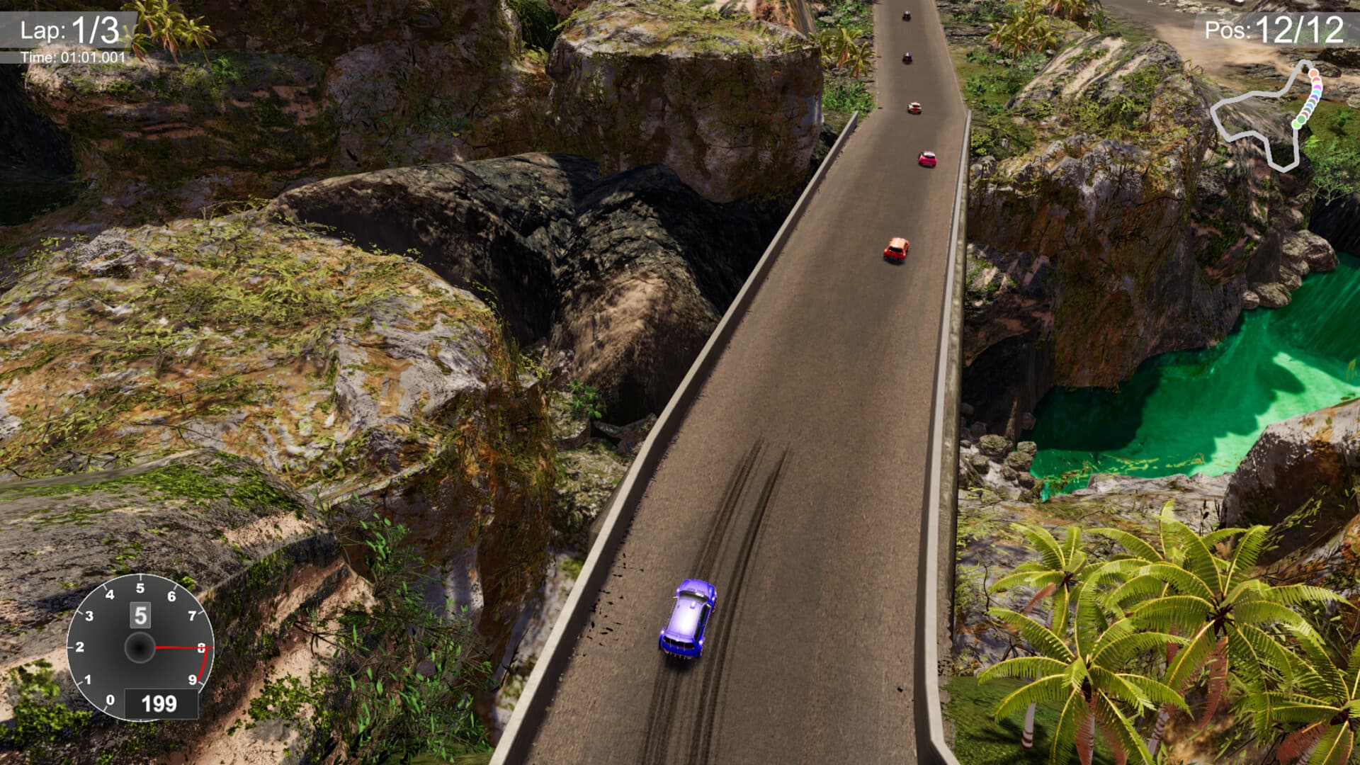 Neon Curves Racing PC Steam Account - 2