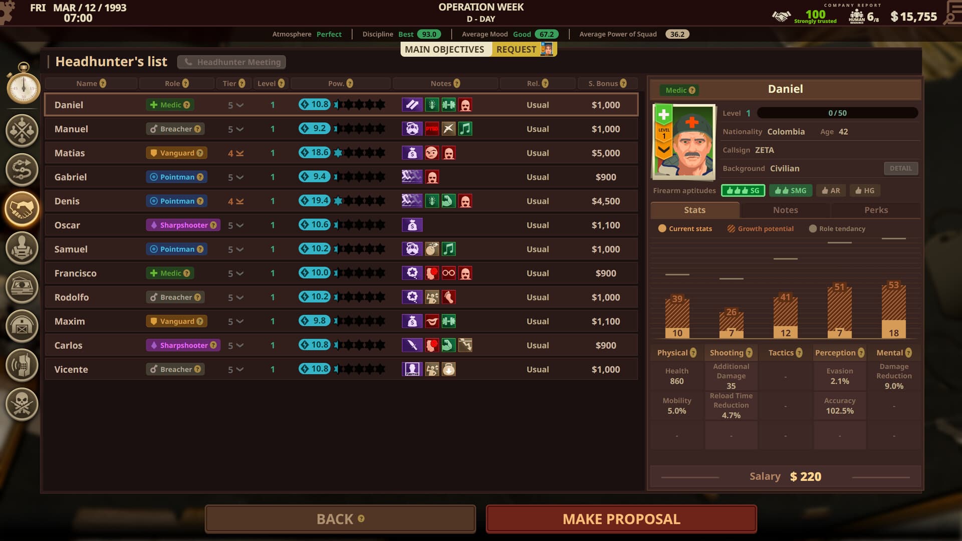 Private Military Manager: Tactical Auto Battler PC Steam Account - 5