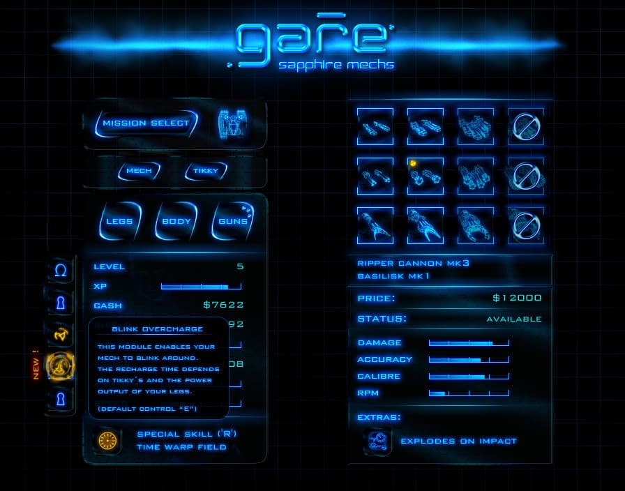 Gare Sapphire Mechs Steam CD Key - 3