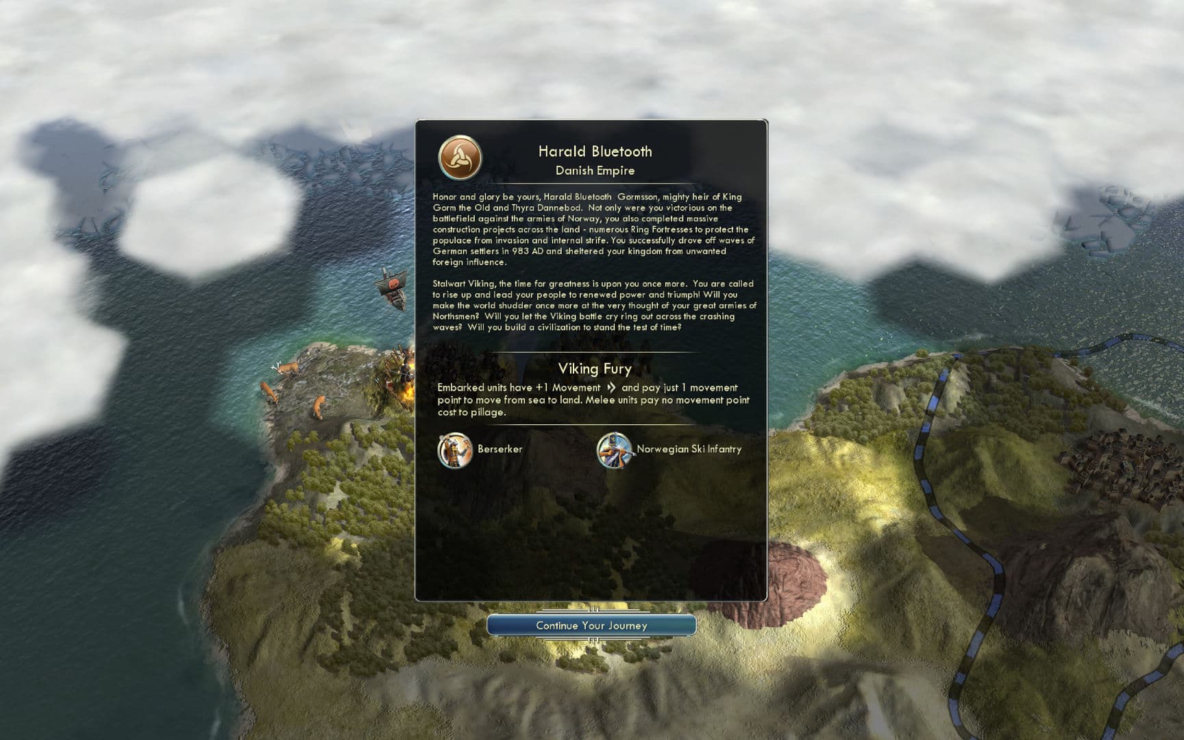 Sid Meier's Civilization V - Civ and Scenario Pack: Denmark (The Vikings) DLC PC Steam CD Key - 4