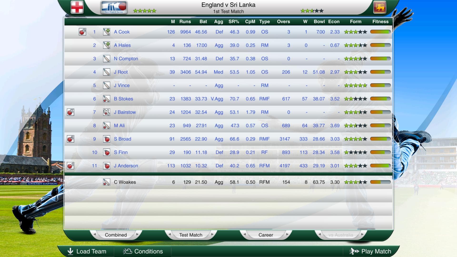 Cricket Captain 2016 Steam CD Key - 3