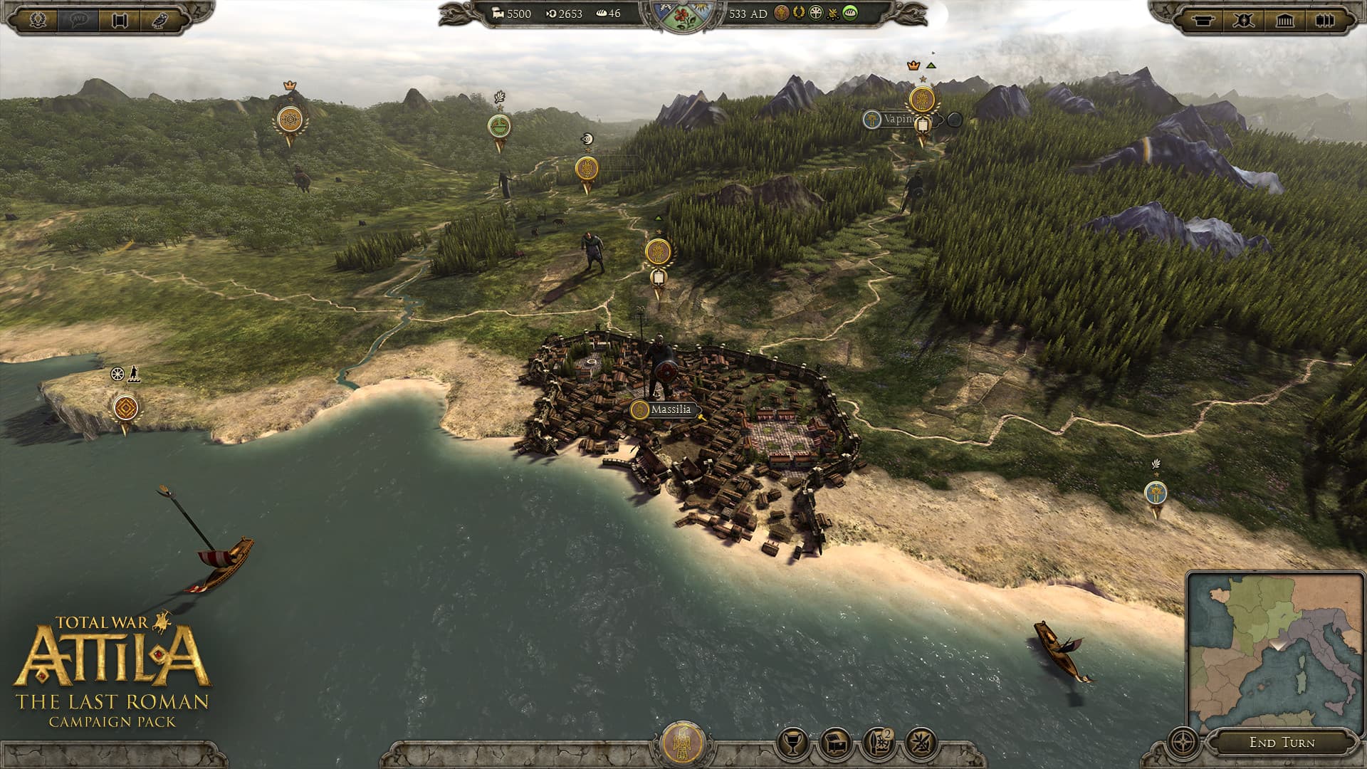 Total War: ATTILA - The Last Roman Campaign Pack DLC PC Steam CD Key - 4