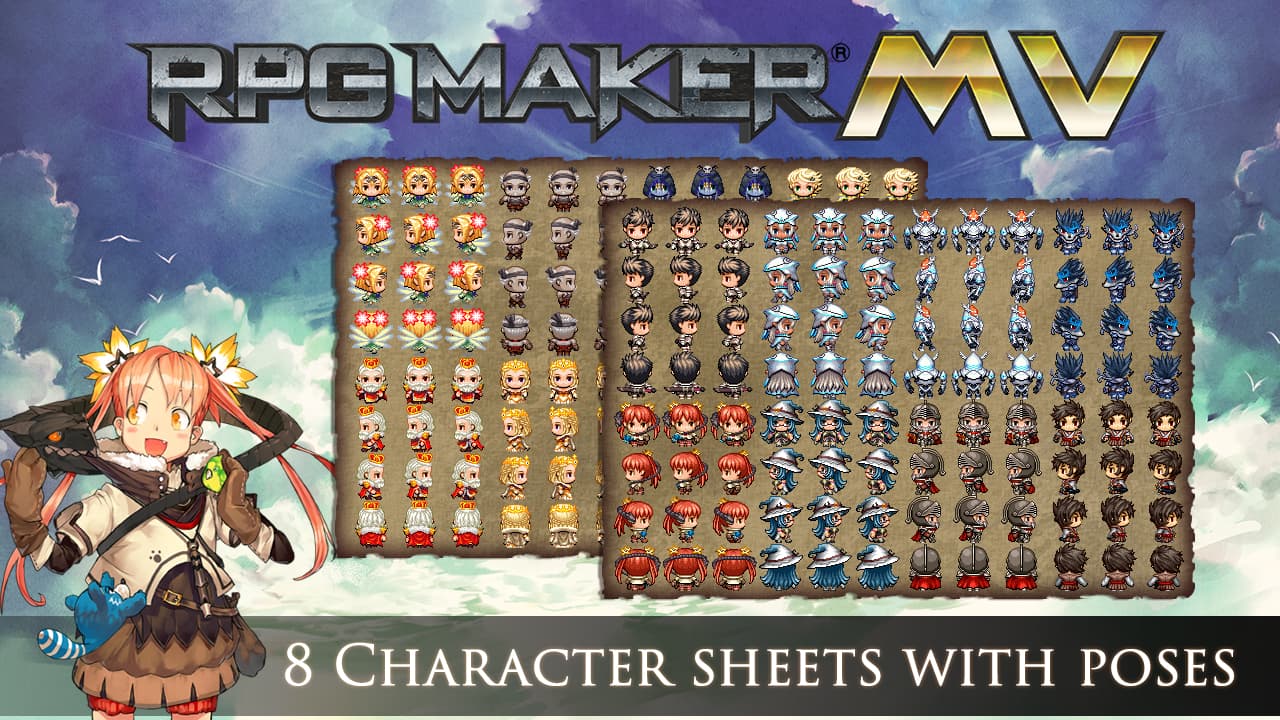 RPG Maker MV - Cover Art Characters Pack DLC Steam CD Key - 2