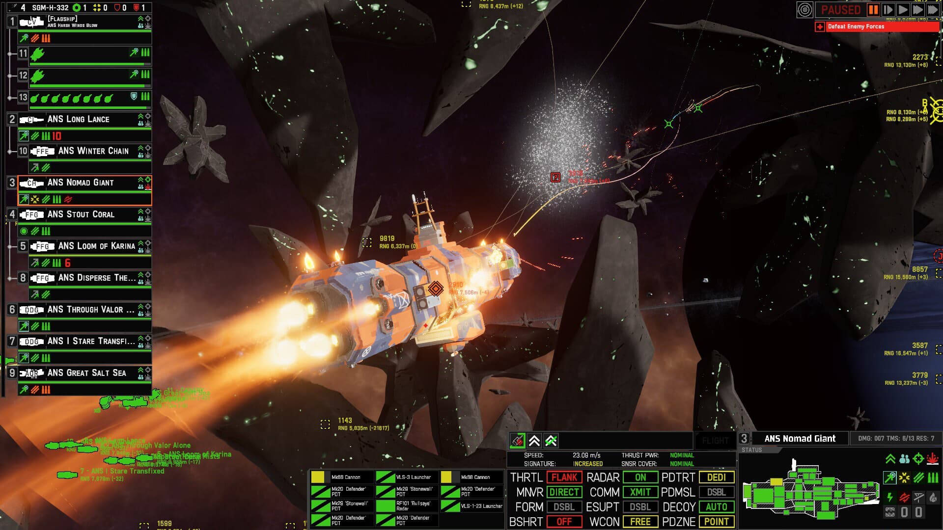NEBULOUS: Fleet Command PC Steam Account - 3