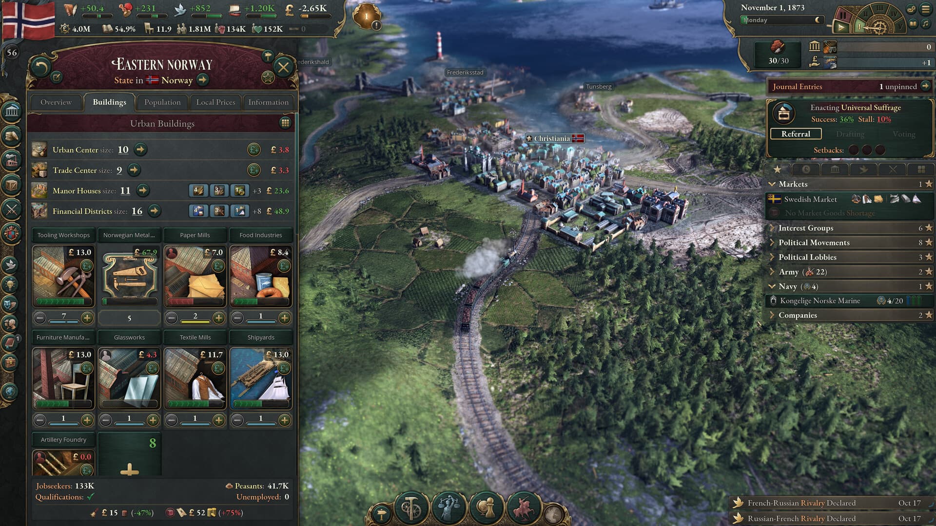 Victoria 3 PC Steam Account - 2
