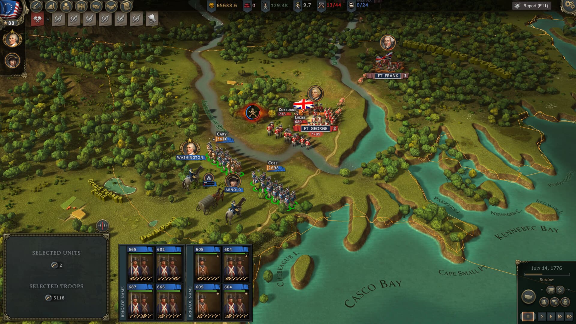 Ultimate General: American Revolution PC Steam Account - 2