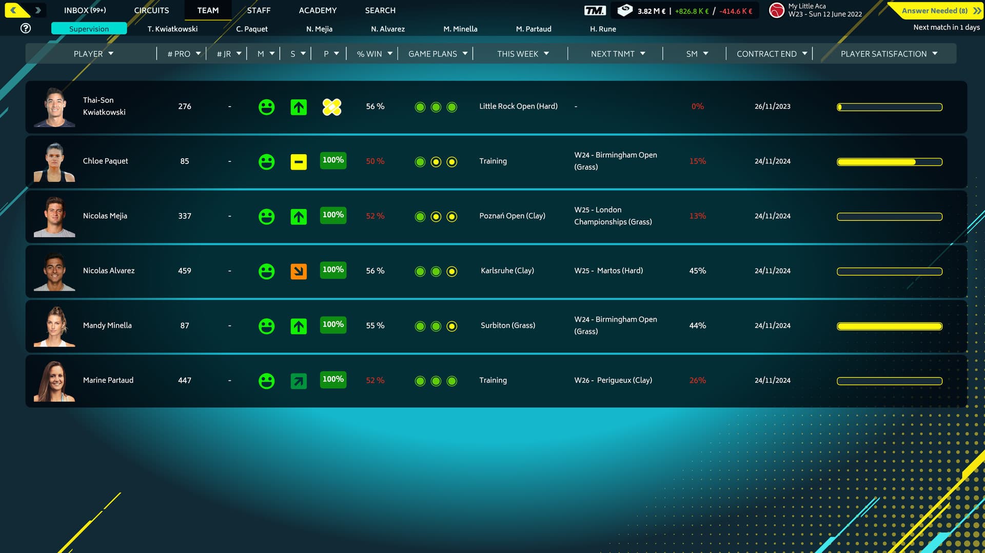 Tennis Manager 2022 PC Steam Account - 8