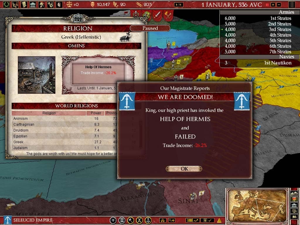 Europa Universalis: Rome Gold Edition Steam CD Key - 5