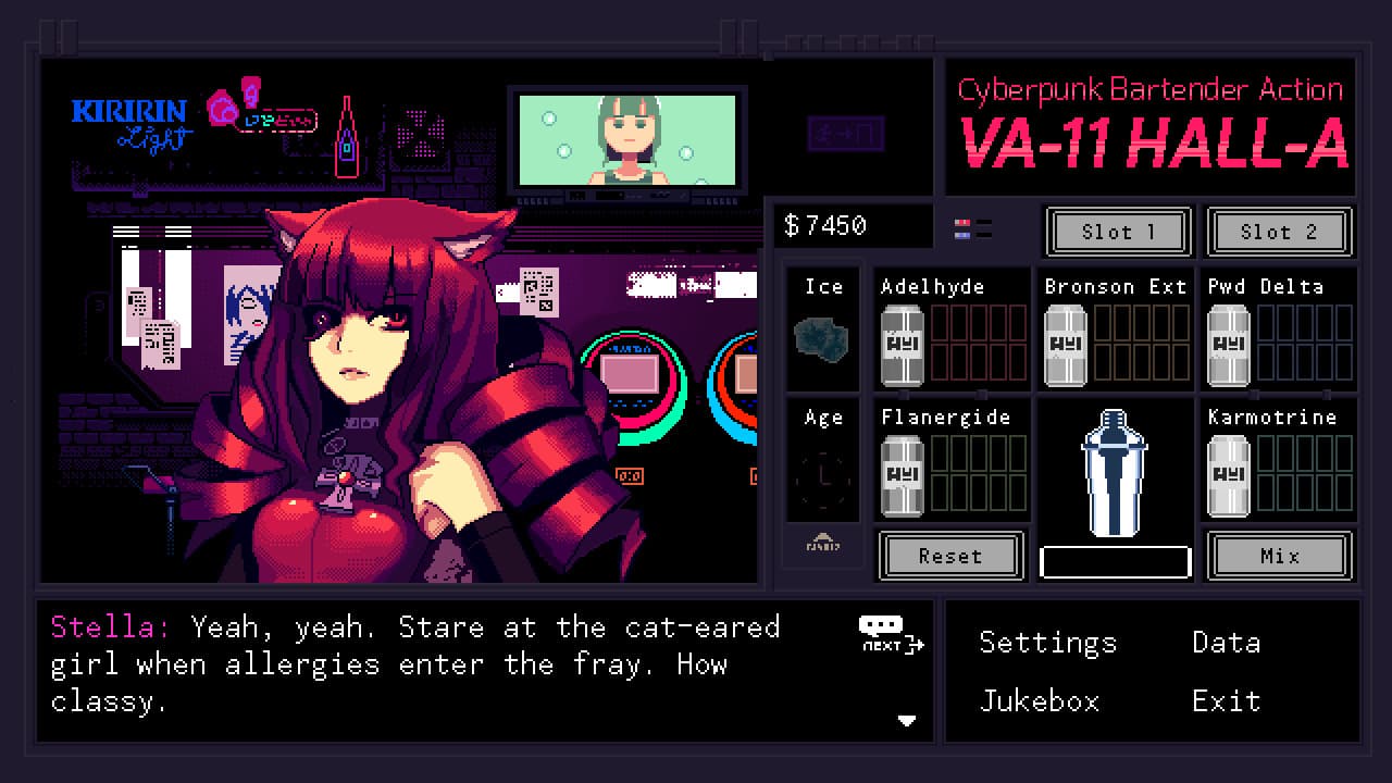 VA-11 Hall-A: Cyberpunk Bartender Action Steam CD Key - 3