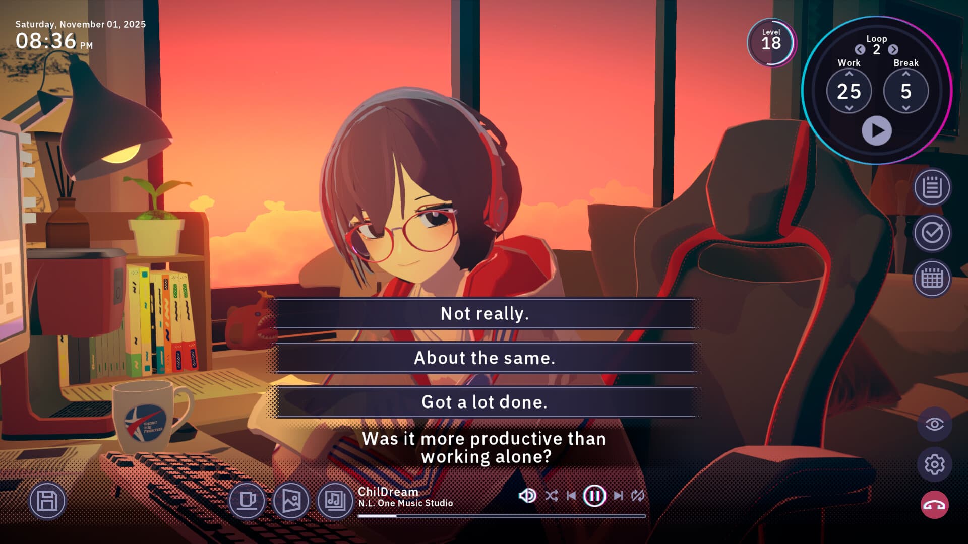Chill with You Lo-Fi Story PC Steam Account - 5