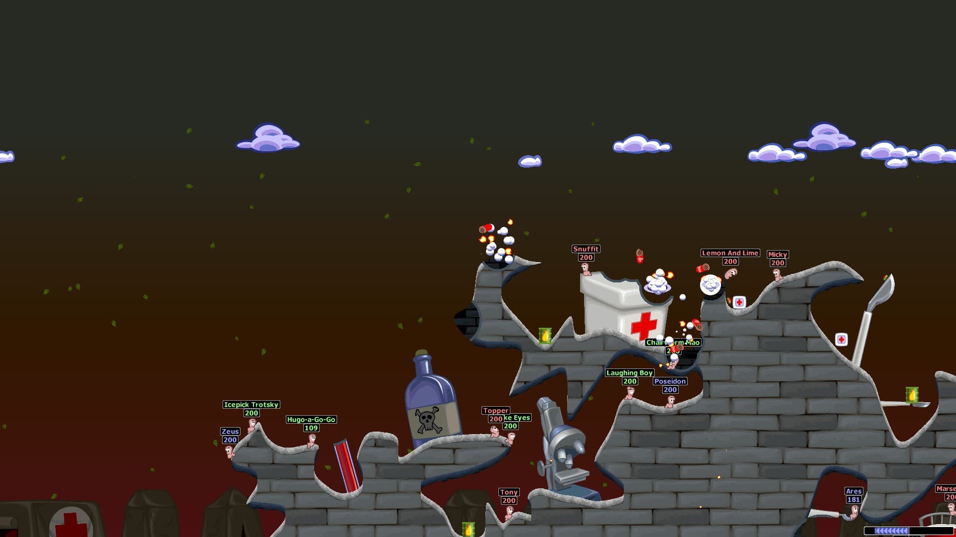 Worms World Party Remastered PC Steam CD Key - 8