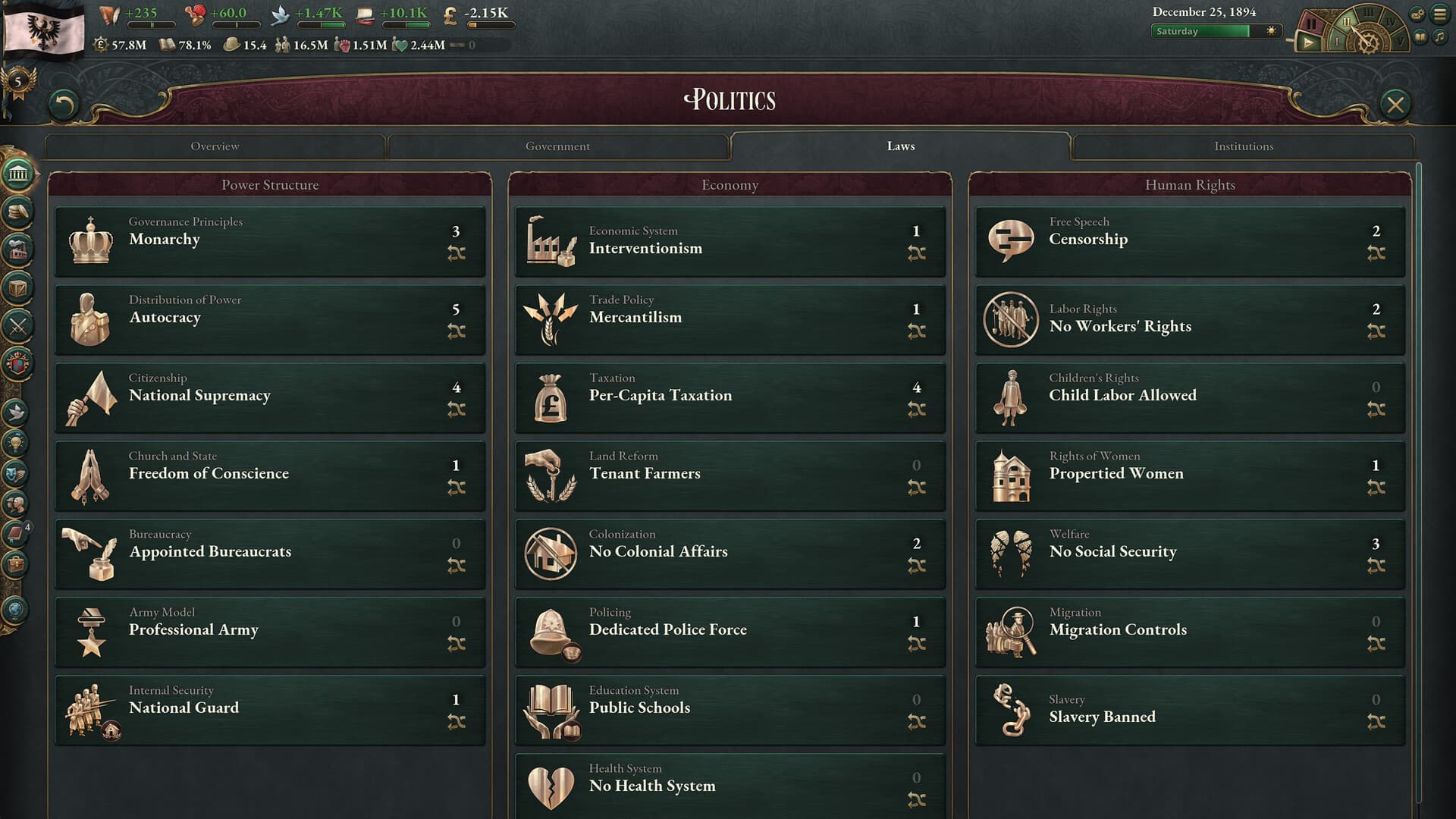 Victoria 3 PC Steam Account - 6