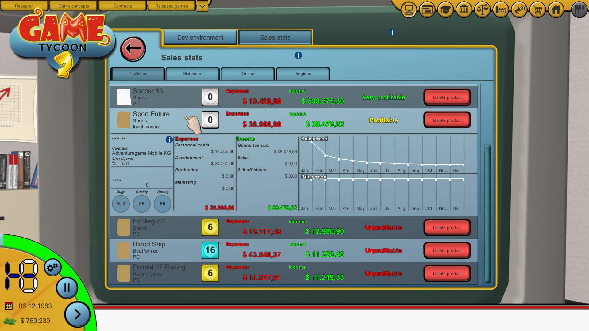 Game Tycoon 2 Steam CD Key - 4