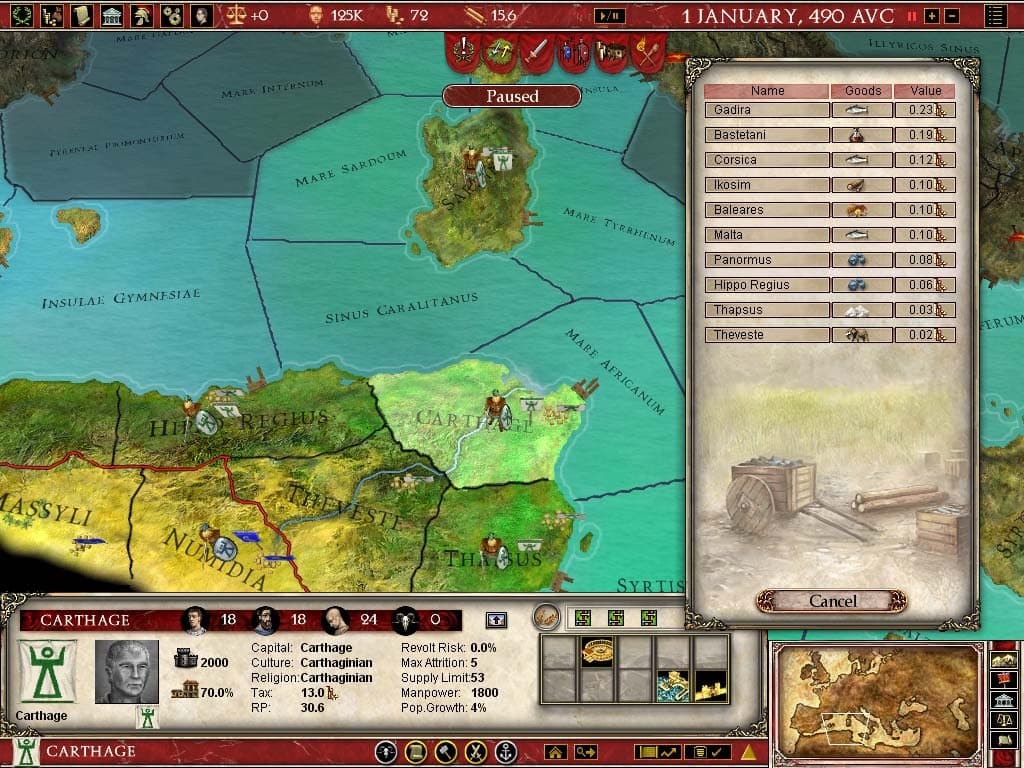 Europa Universalis: Rome Gold Edition Steam CD Key - 4