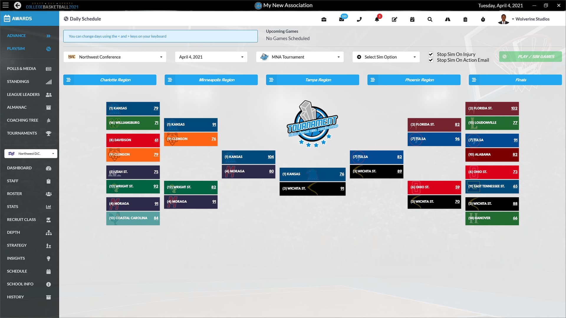 Draft Day Sports: College Basketball 2021 Steam Account - 6