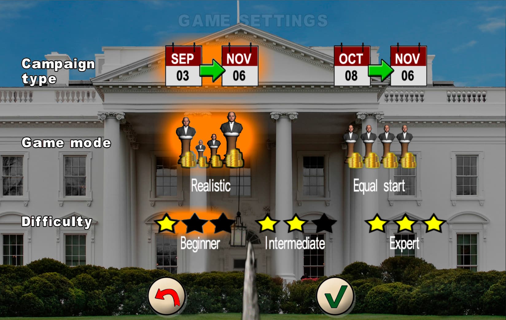 The Race for the White House Steam CD Key - 6