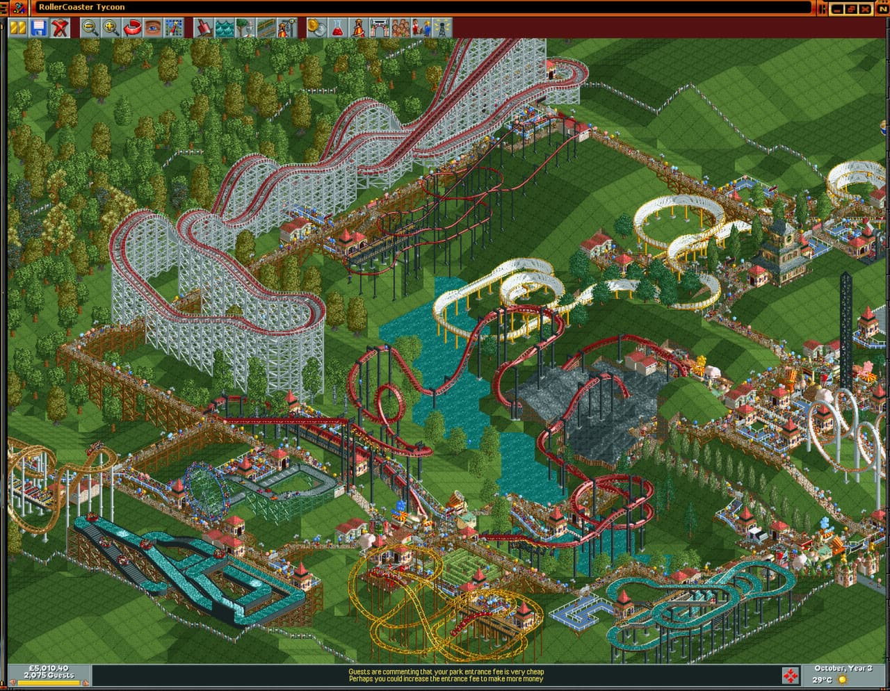 RollerCoaster Tycoon Deluxe Steam CD Key - 5