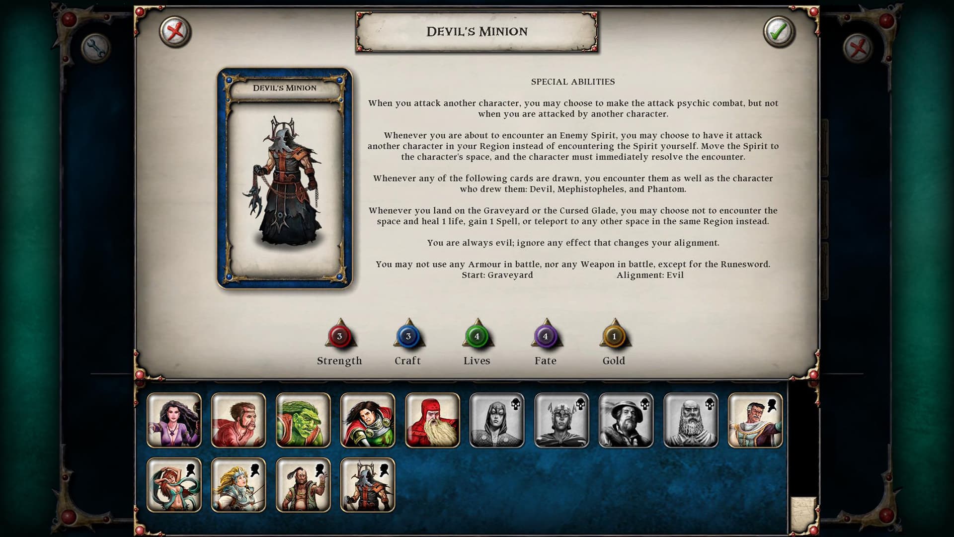 Talisman: Digital Edition - Devil's Minion Character Pack Steam CD Key - 2