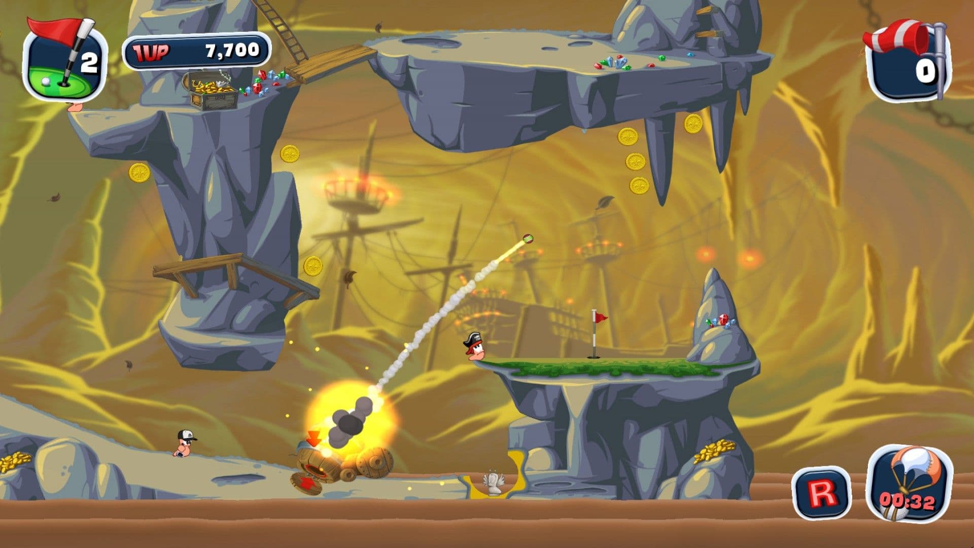 Worms Crazy Golf PC Steam CD Key - 8