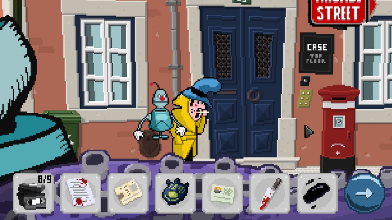 Detective Case and Clown Bot in: Murder in the Hotel Lisbon PC Steam CD Key - 6