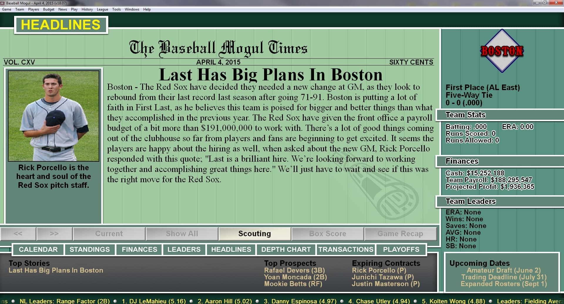 Baseball Mogul Diamond Steam CD Key - 7