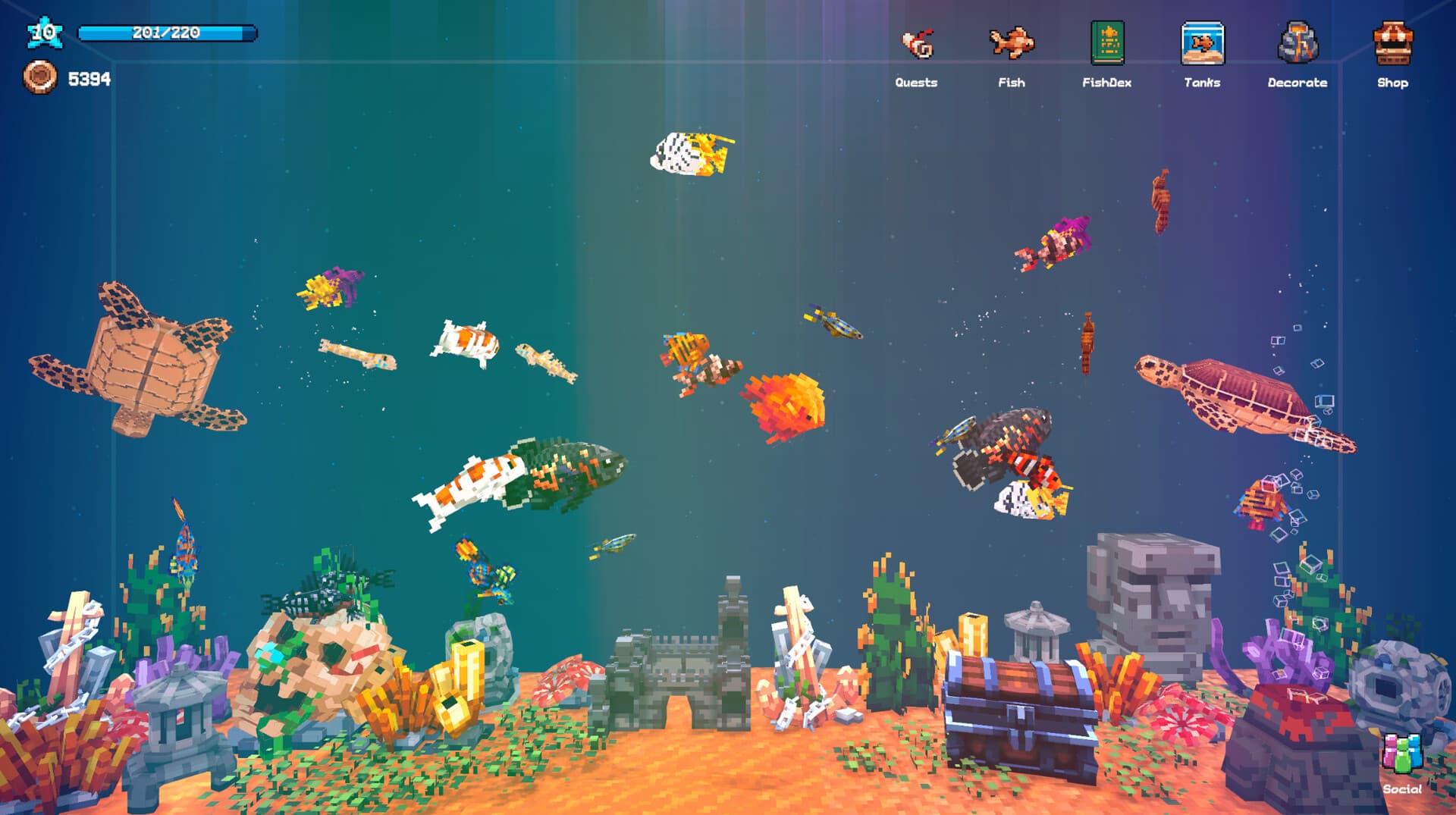 Tiny Aquarium: Social Fishkeeping PC Steam Account - 6