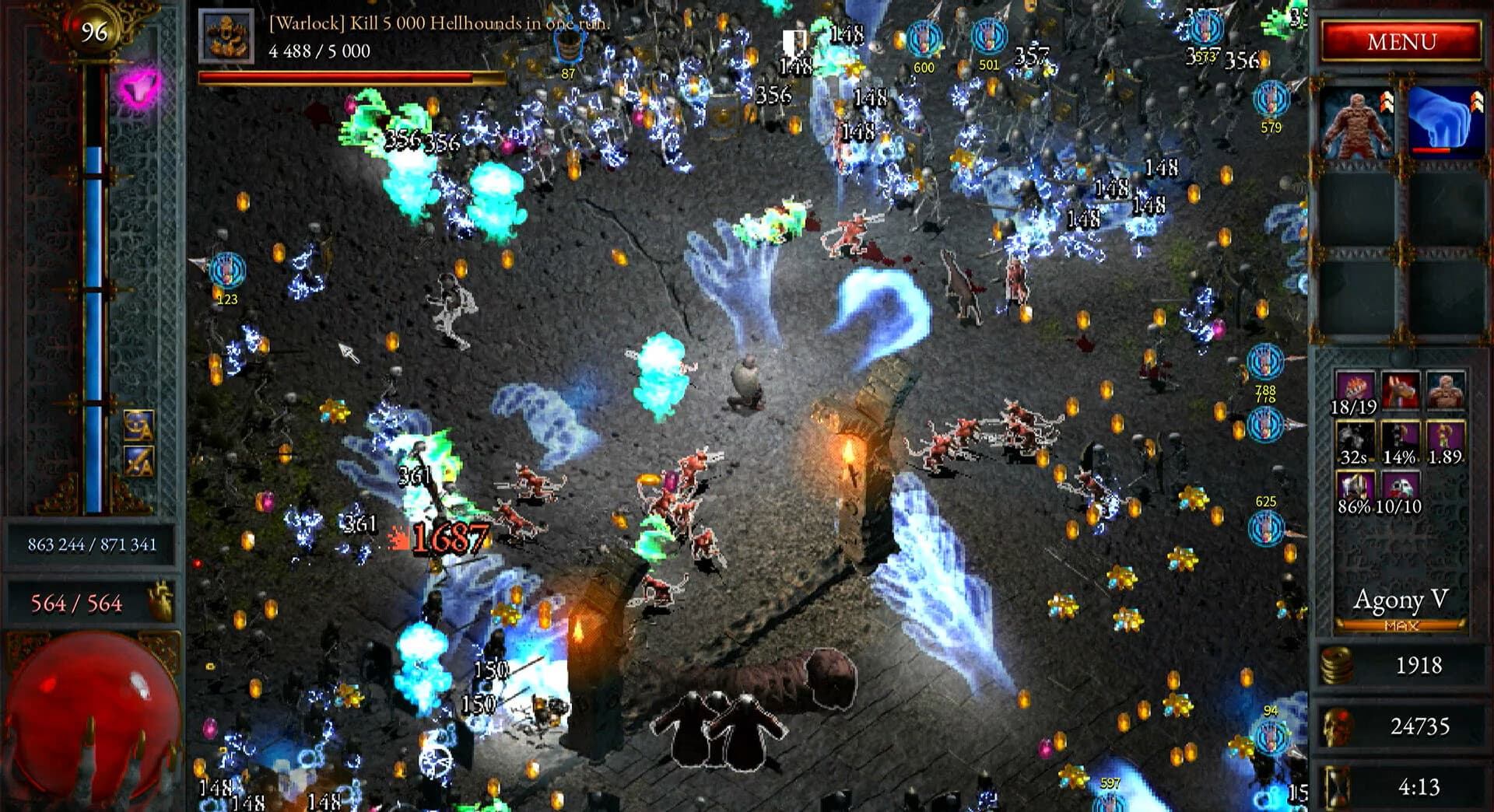 Halls of Torment PC Steam Account - 6