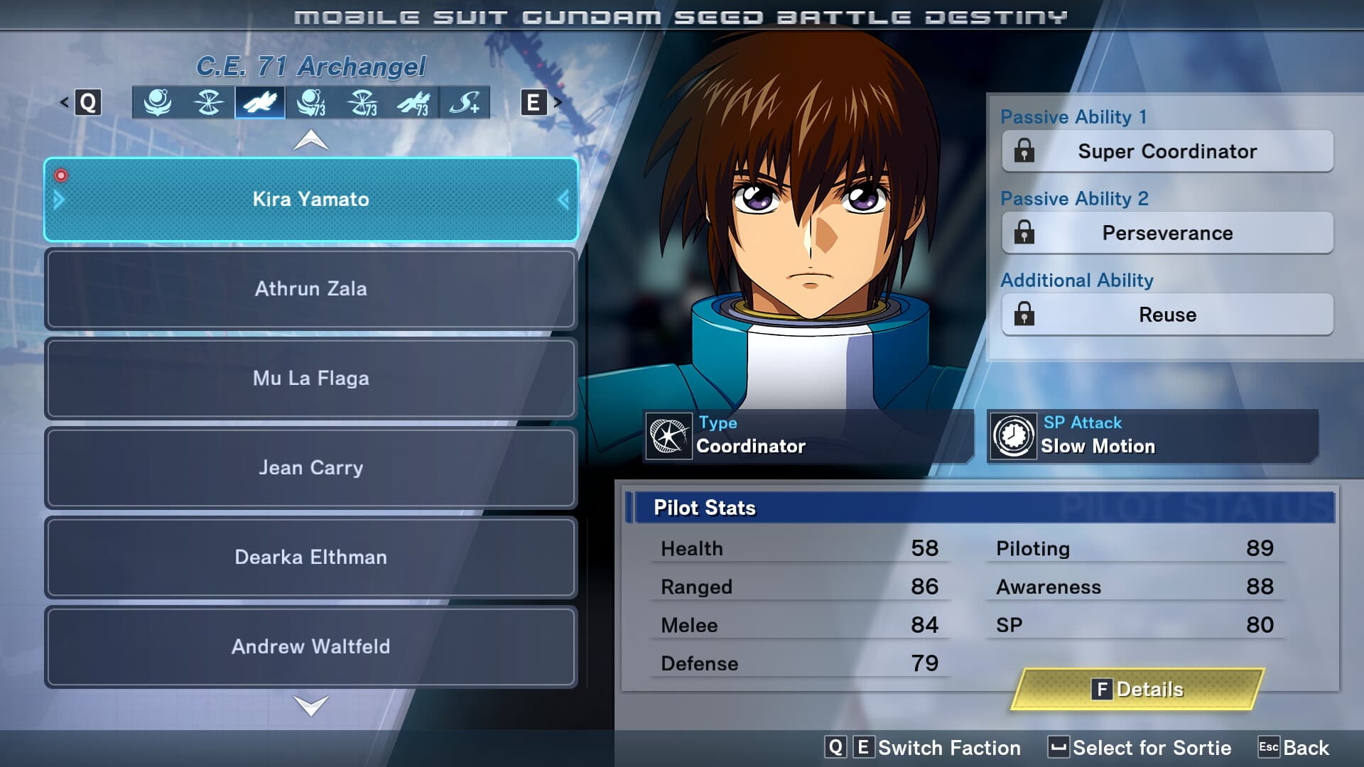 MOBILE SUIT GUNDAM SEED BATTLE DESTINY REMASTERED PC Steam Account - 7