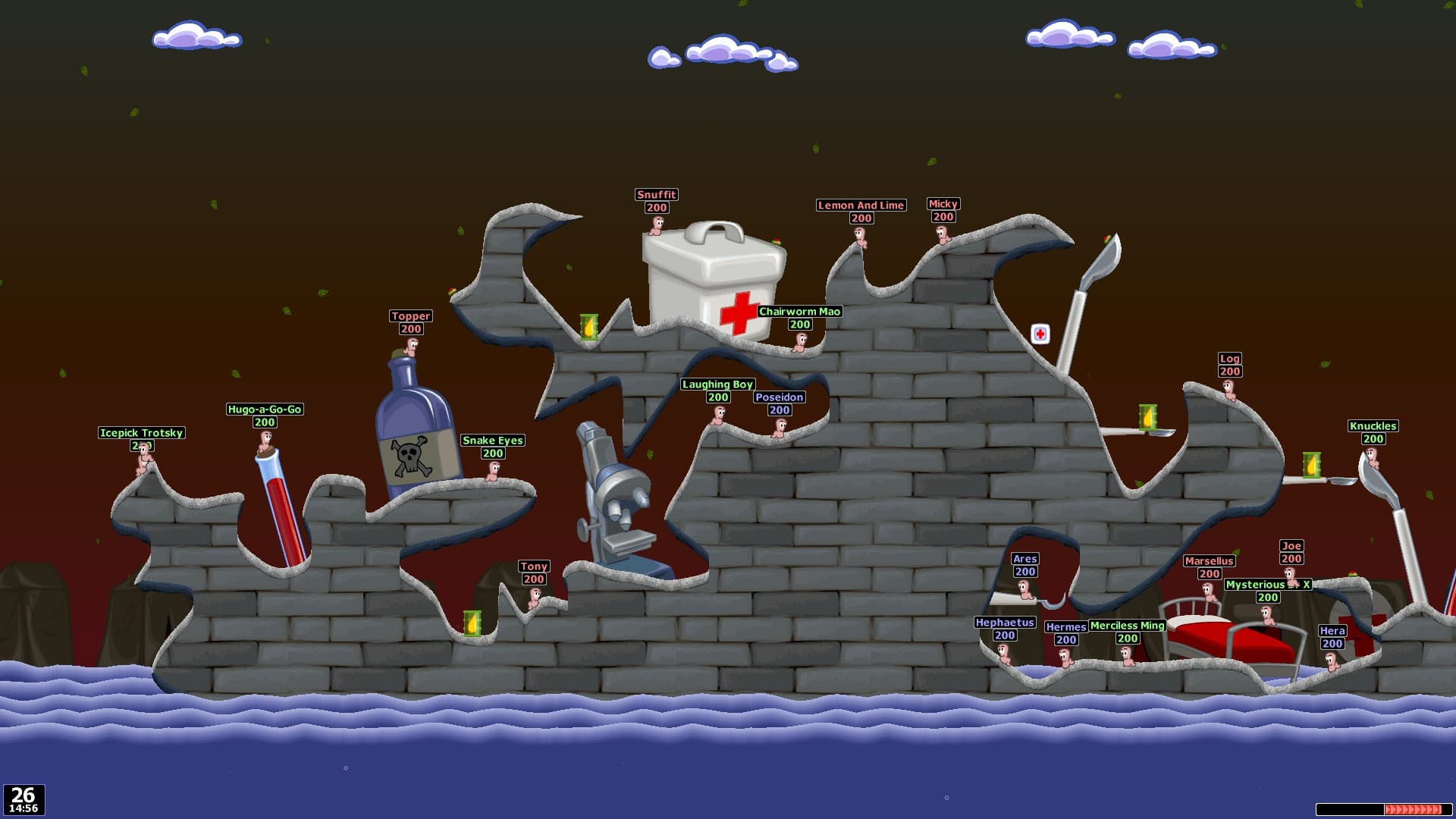 Worms World Party Remastered PC Steam CD Key - 2