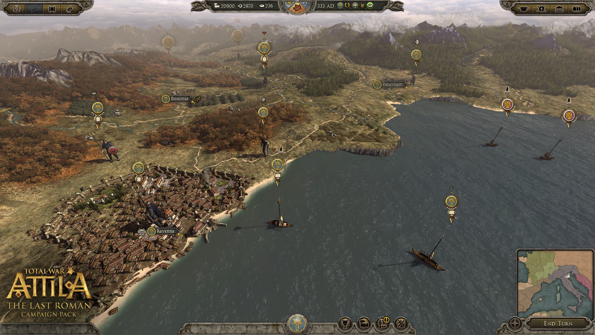 Total War: ATTILA - The Last Roman Campaign Pack DLC PC Steam CD Key - 3