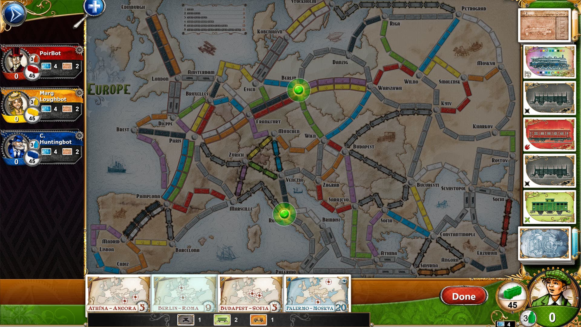 Ticket to Ride: Classic Edition - Europe DLC Steam CD Key - 4
