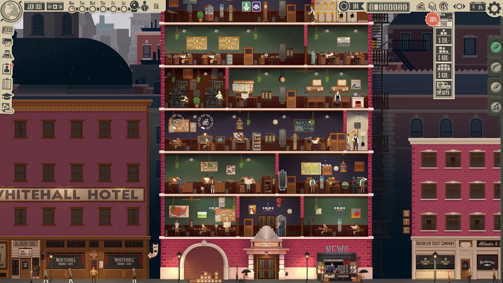 News Tower PC Steam Account - 2