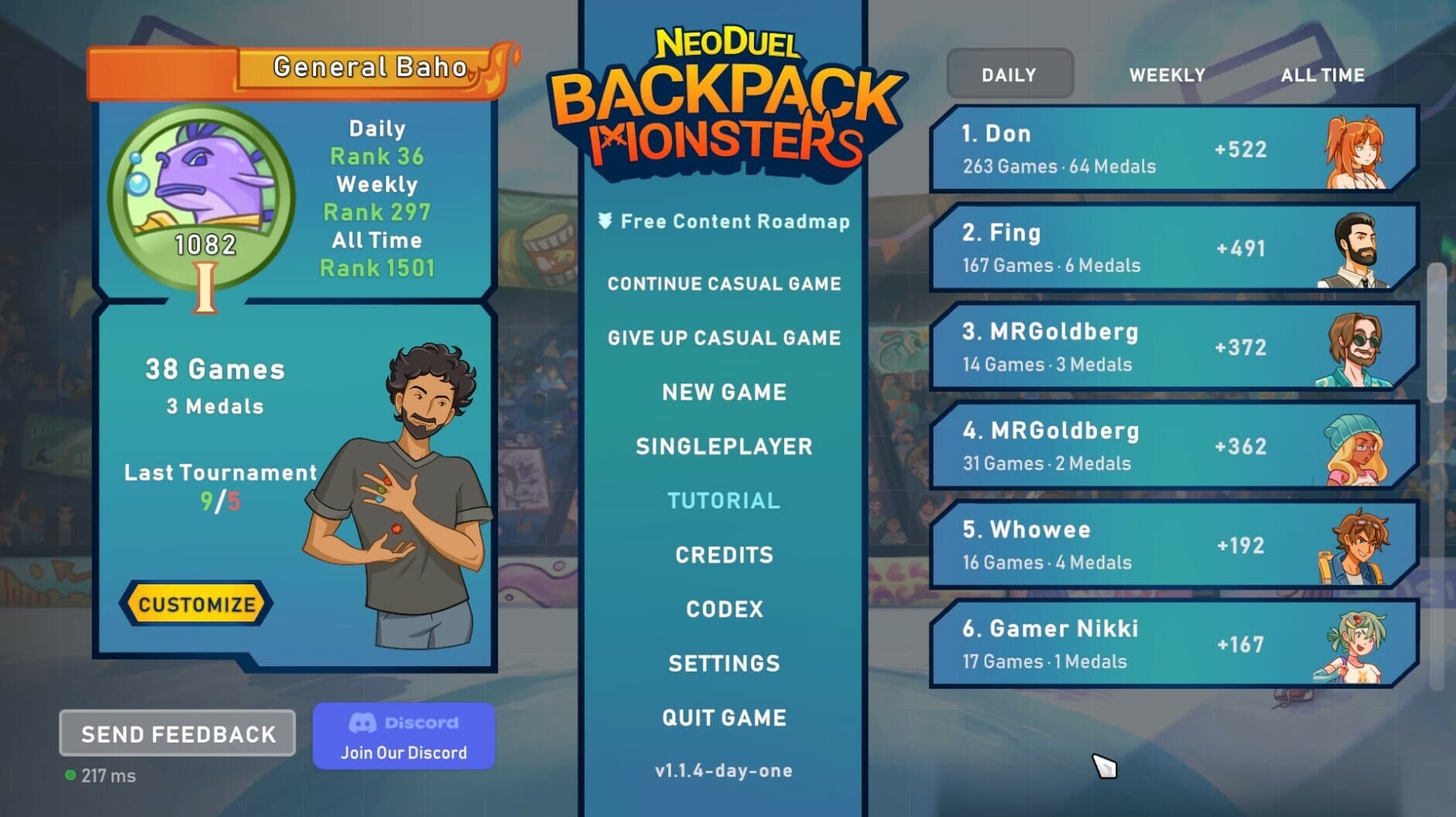 Neoduel Backpack Monsters PC Steam Account - 3