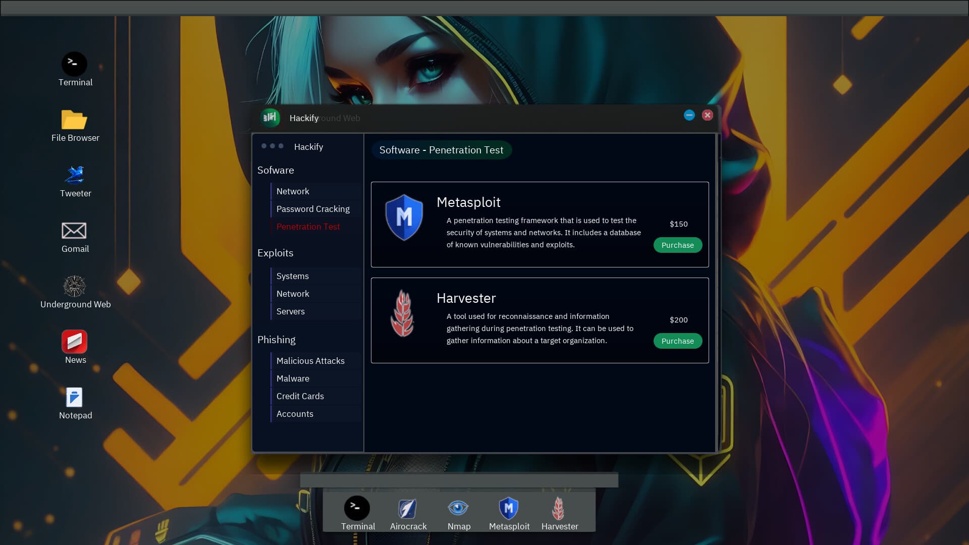 Anonymous Hacker Simulator PC Steam Account - 5