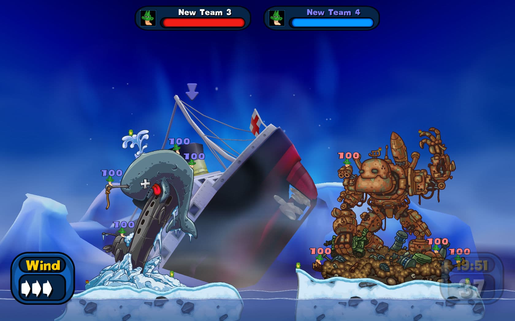 Worms Reloaded - Forts and Hats Pack DLC Steam CD Key - 3