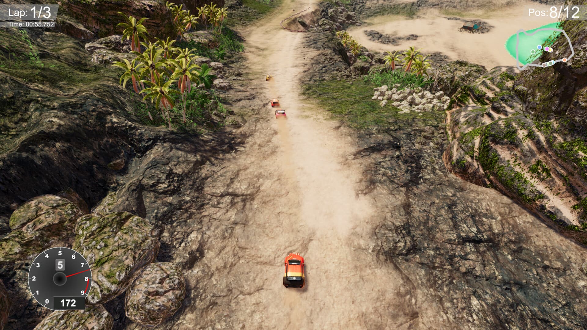 Neon Curves Racing PC Steam Account - 7