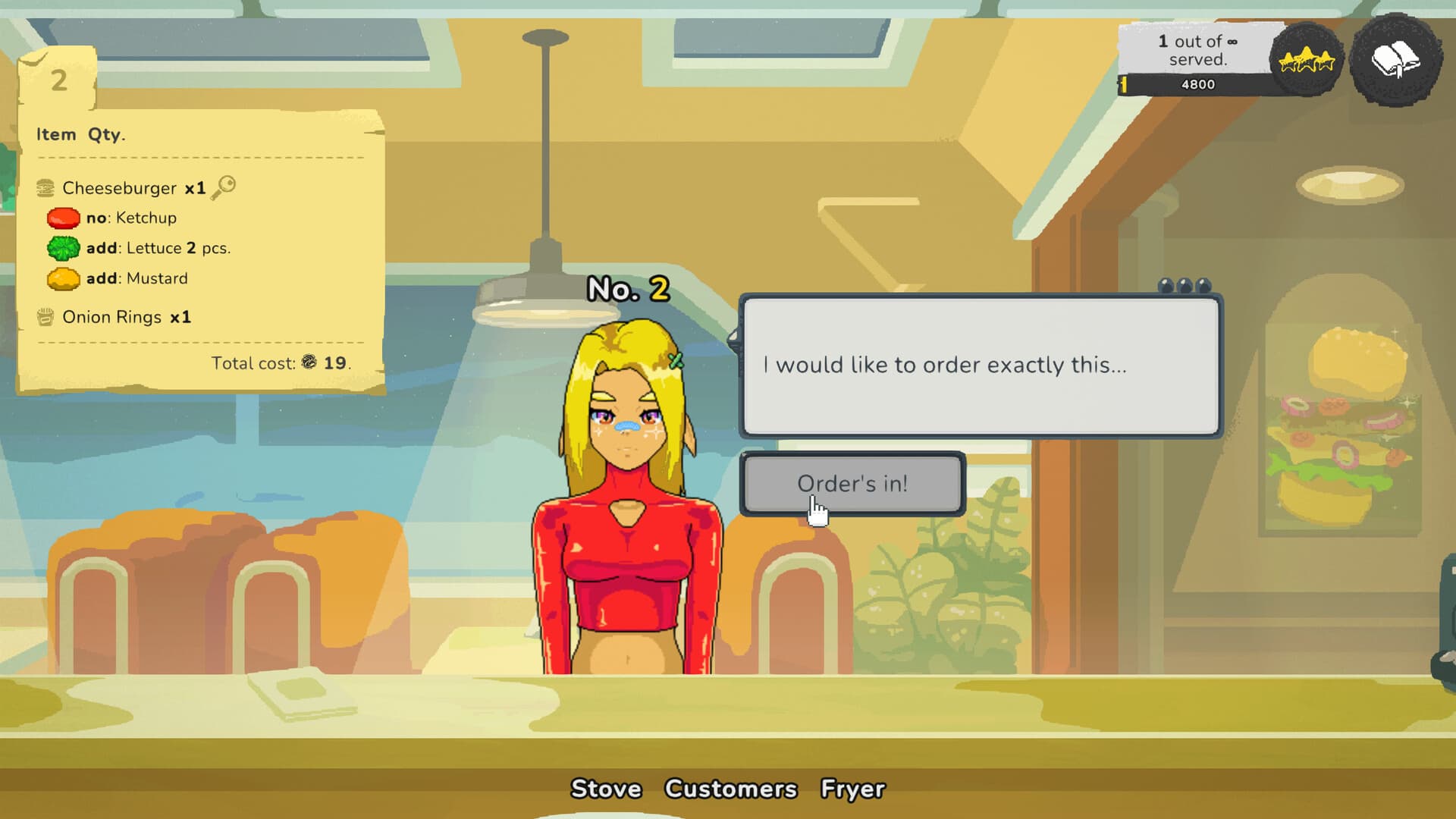 Galaxy Burger PC Steam Account - 4
