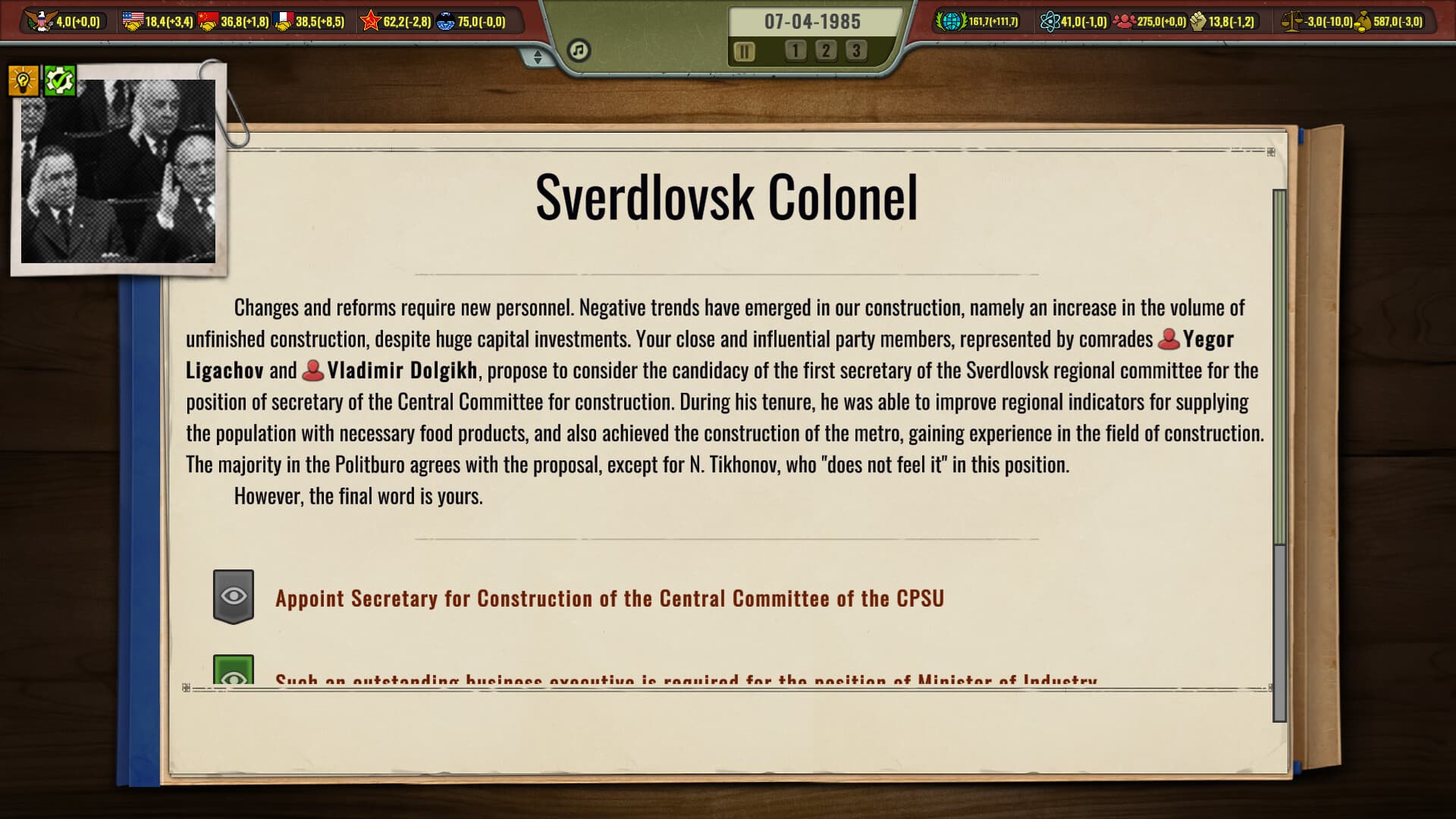 Crisis in the Kremlin: The Cold War PC Steam Account - 2