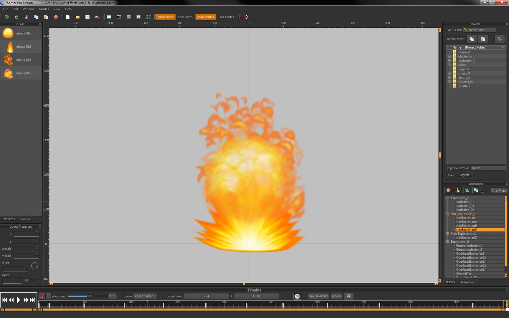 Spriter: Game Effects Pack Steam CD Key - 2