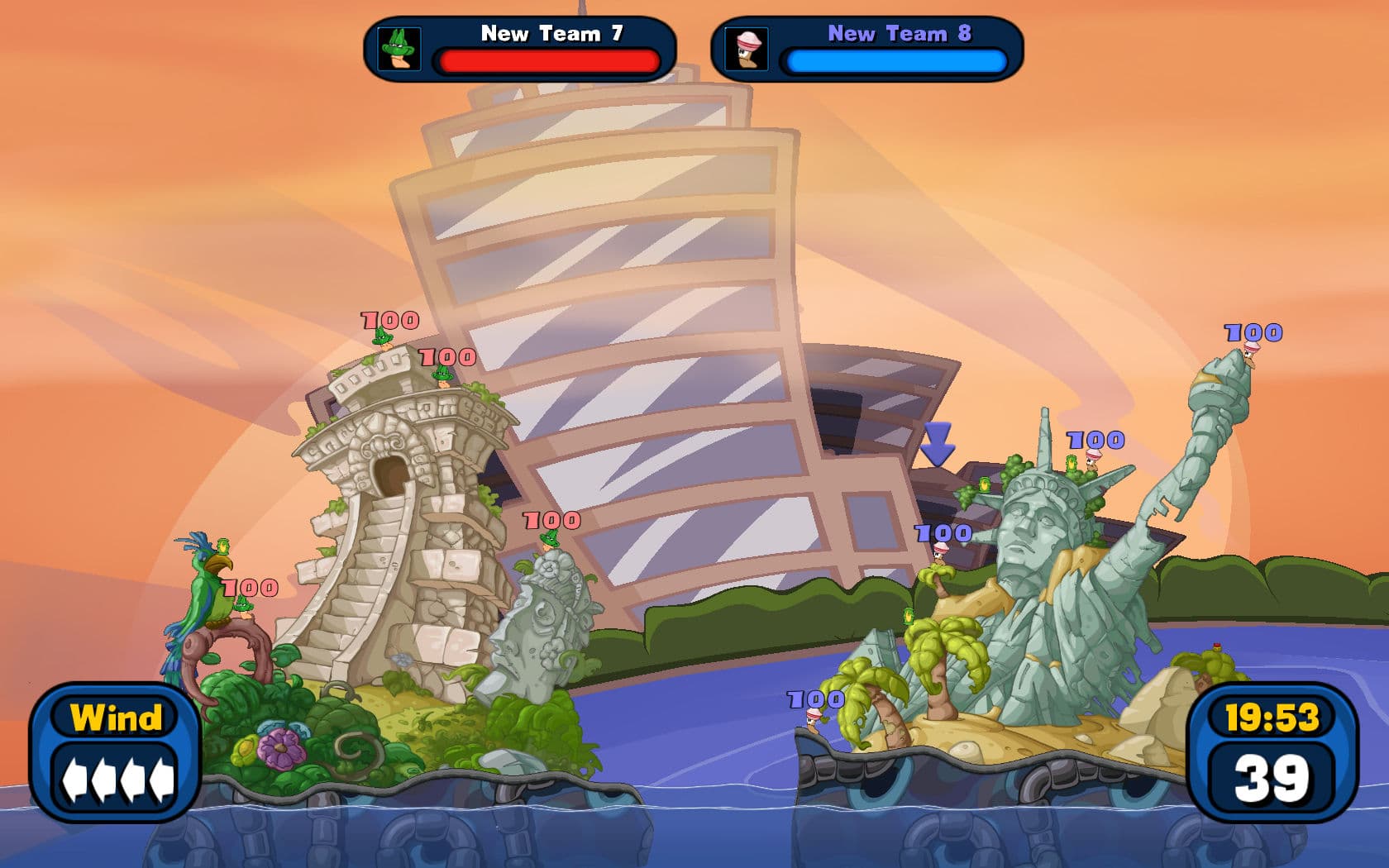 Worms Reloaded - Forts and Hats Pack DLC Steam CD Key - 5
