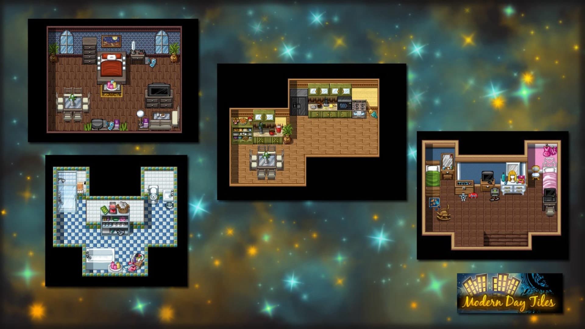 RPG Maker: Modern Day Tiles Resource Pack Steam CD Key - 2